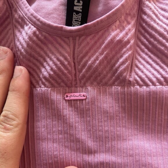 PINK Active Victoria Secret VS Pink Seamless Sports Bra Womens Small S - Picture 3 of 5